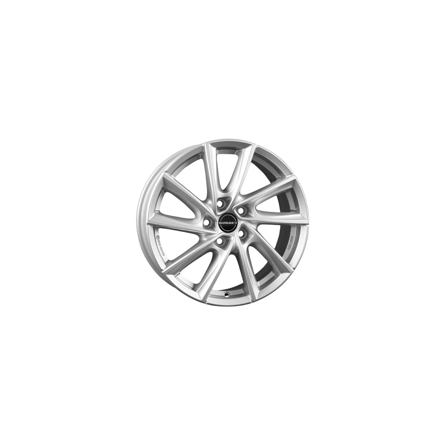 Borbet VT 7.5x17 ET52 VT 75752112566,6CS Crystal Silver Wheel | ML Performance UK Car Parts