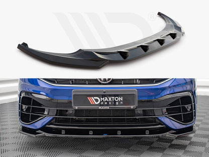 Maxton Design VW-TI-2F-R-FD3T Ont Splitter V.3 VW Tiguan R / R-line MK2 Facelift (2020-) | ML Performance UK Car Parts