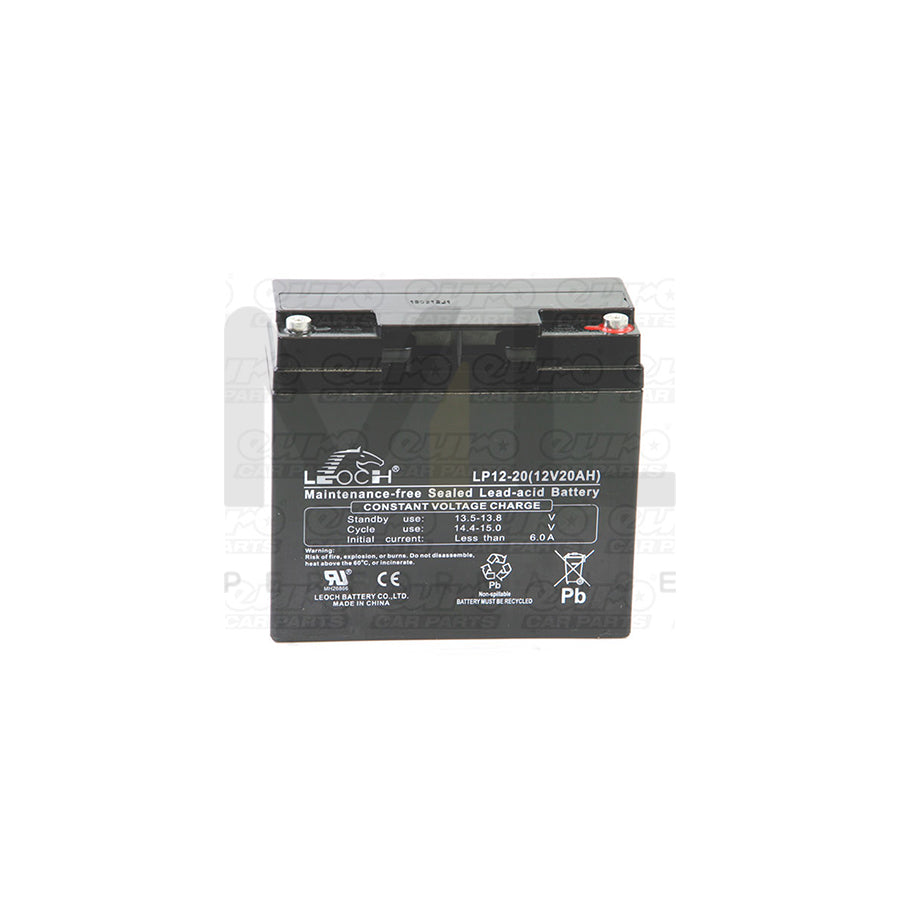 Leoch VRLA Sealed Battery - 12V 20Ah | ML Performance UK Car Parts