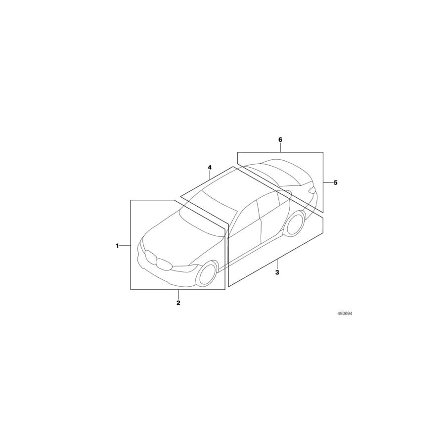 Genuine BMW 71229488765 G20 Label "Exhaust Emission" (Inc. 330i & 330iX) | ML Performance UK Car Parts