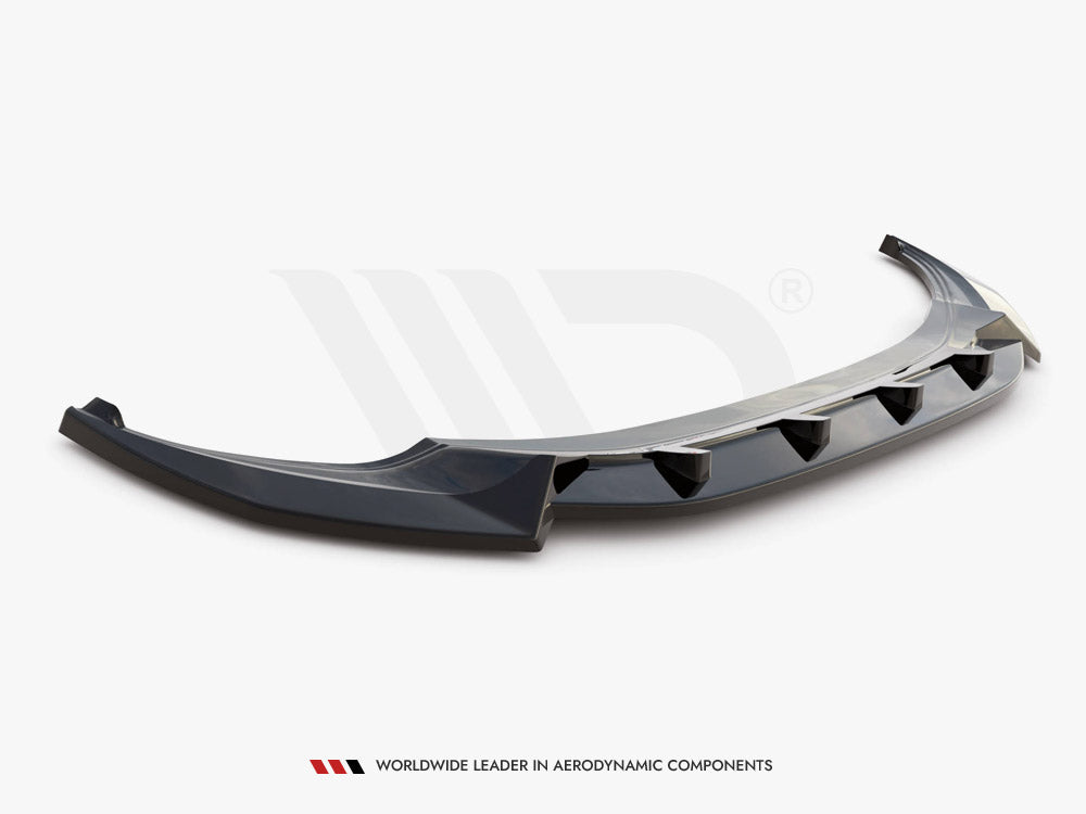 Maxton Design VW Tiguan R / R-line MK2 Facelift (2020-) Front Splitter V.2