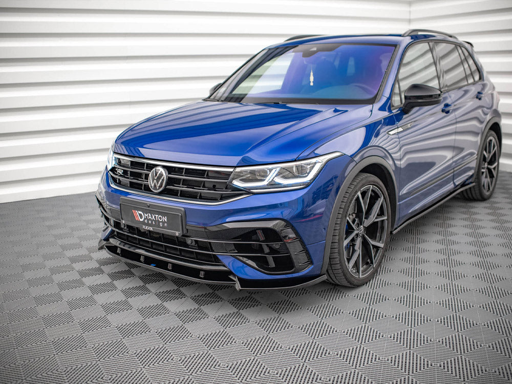 Maxton Design VW Tiguan R / R-line MK2 Facelift (2020-) Front Splitter V.2