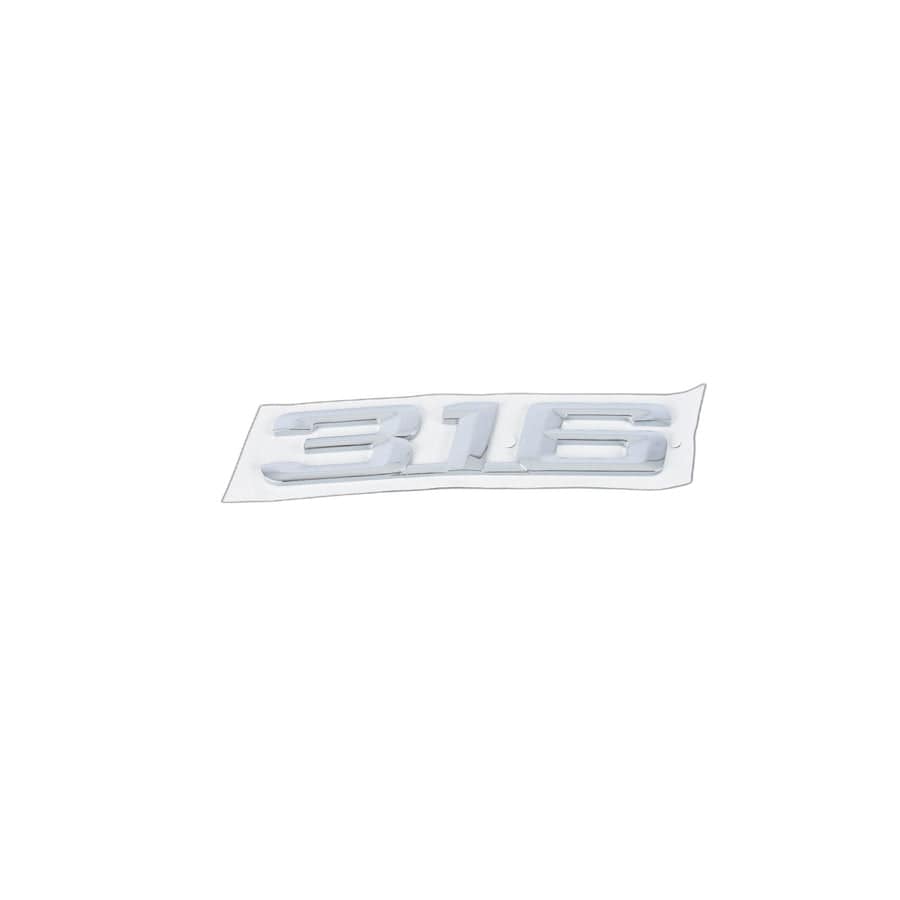 Genuine BMW 51141977249 E36 Emblem "316" (Inc. 316i 1.6) | ML Performance UK Car Parts