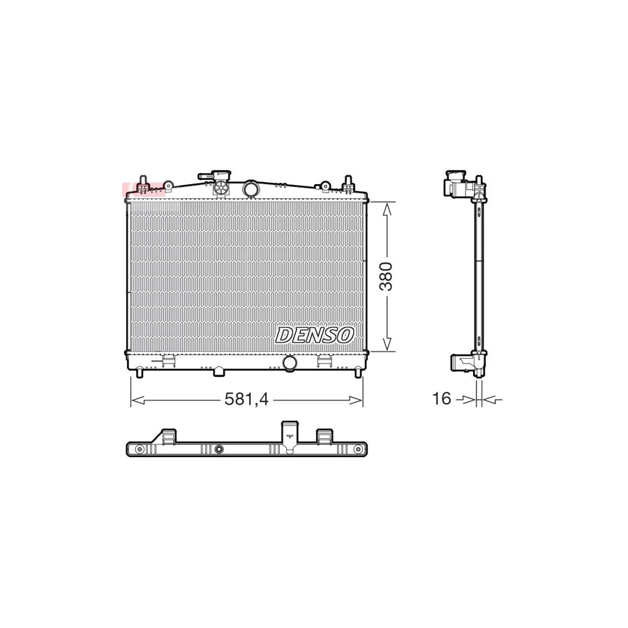 Denso DRM46079 Drm46079 Engine Radiator For Nissan Juke (F15) | ML Performance UK