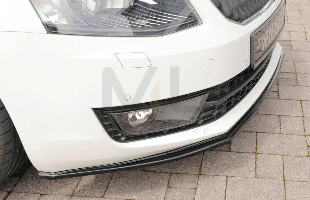 Rieger 00088107 Skoda 5E Octavia Front Splitter 8 | ML Performance UK Car Parts