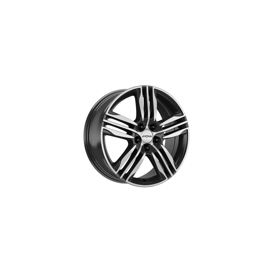 Ronal R57 7.5x18 ET45 57R8755.23X/022 Black Front Diamond Cut Wheel | ML Performance UK Car Parts