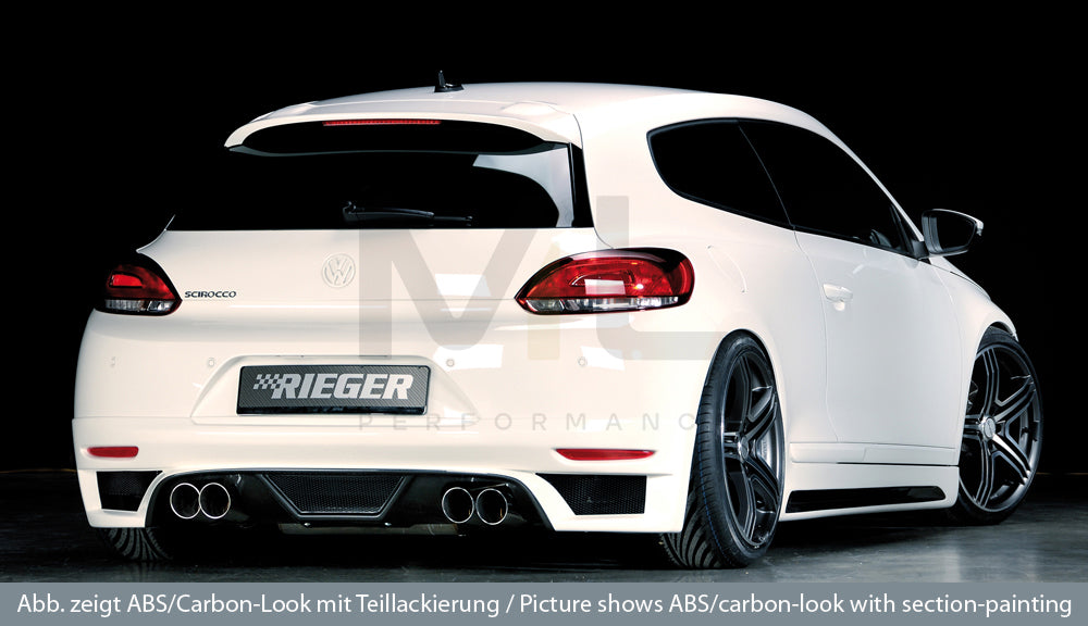 Rieger 00014108 VW 13 Mk3 Scirocco Rear Diffuser 5 | ML Performance UK Car Parts