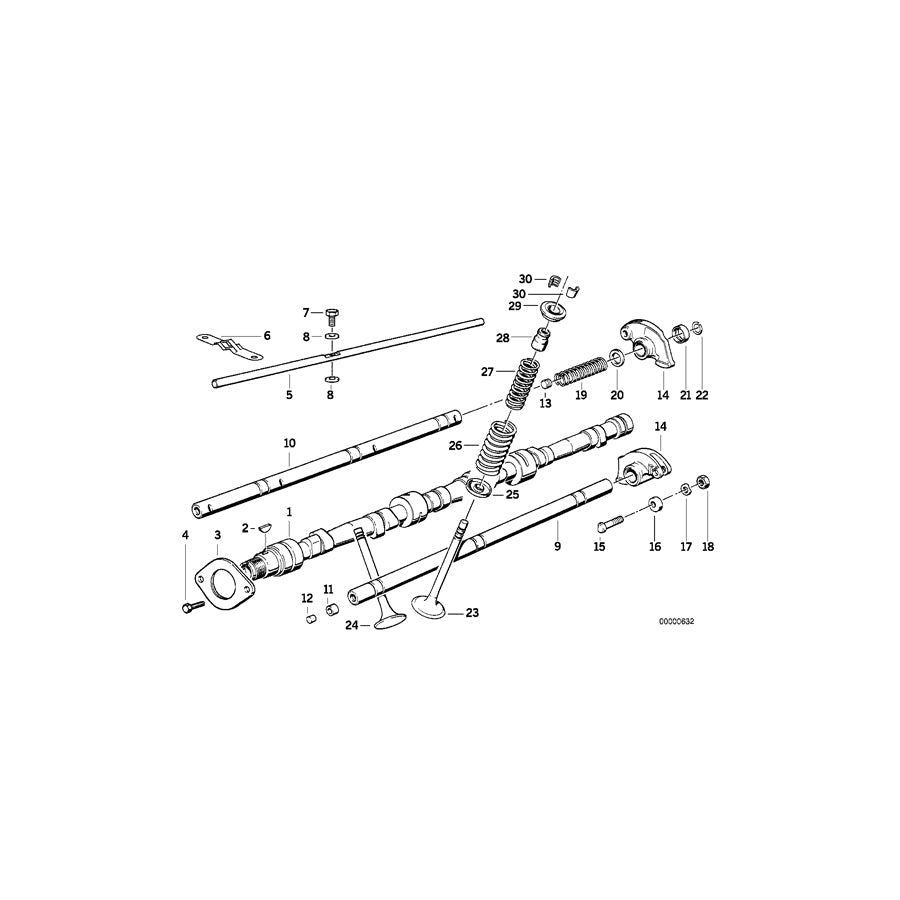 Genuine BMW 11341705560 E24 E32 E34 Intake Valve 47,0/8,00mm (Inc. 535i, 735iL & 735i) | ML Performance UK Car Parts