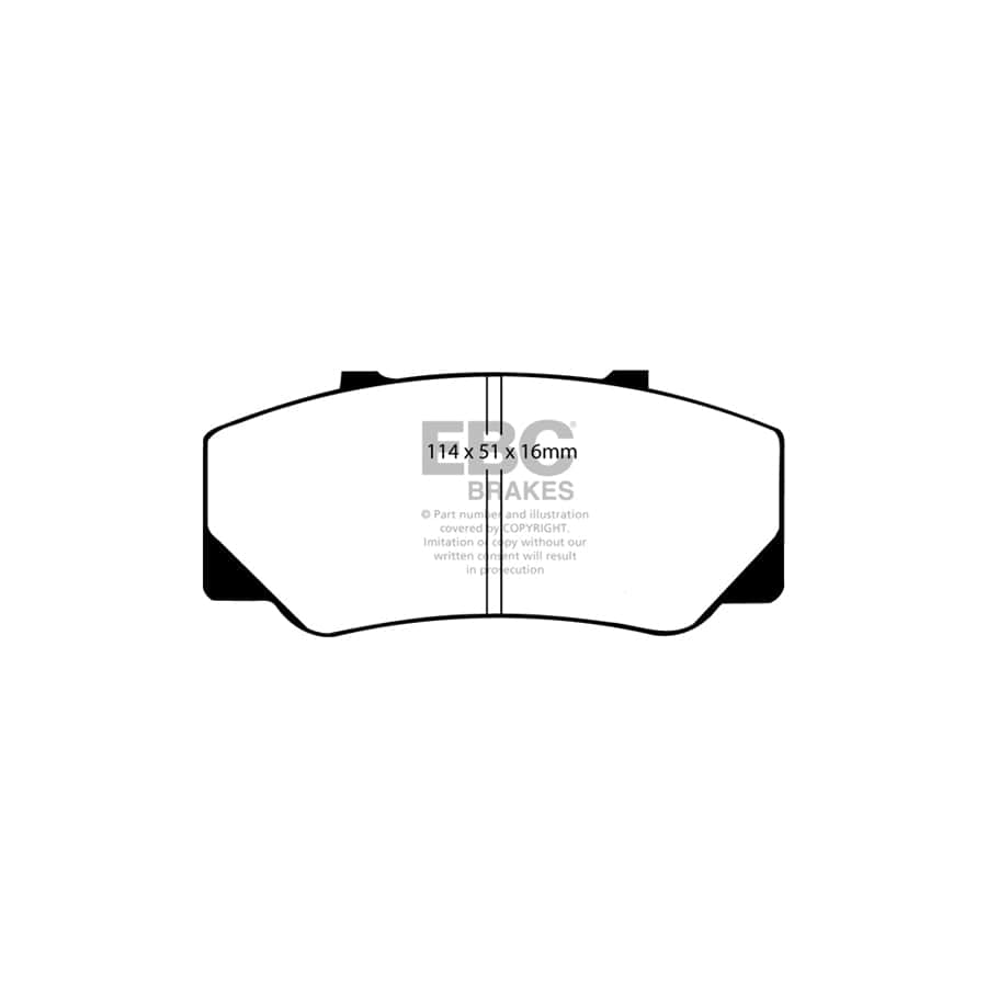 EBC PDKF2296 Volvo 740 Ultimax Front Brake Pad & Plain Disc Kit - ATE Caliper 2 | ML Performance UK Car Parts