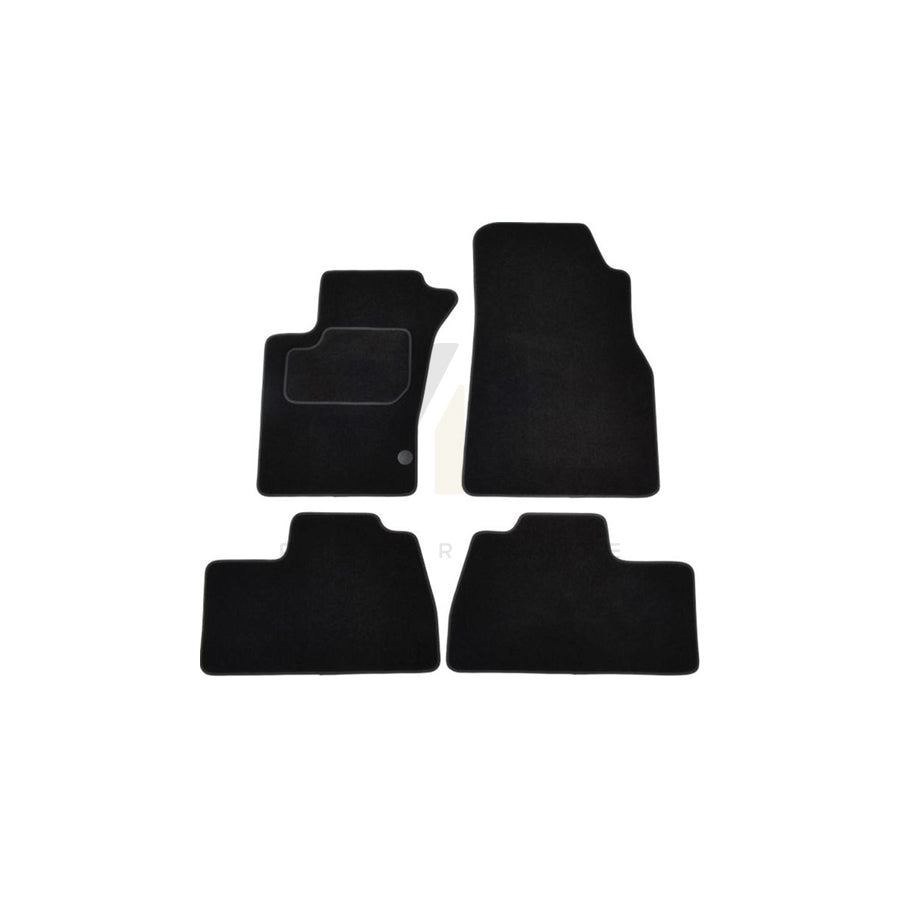 MAMMOOTH A041 MER220 PRM 01 Floor mat set suitable for MERCEDES-BENZ ML-Class (W163) Textile, Front and Rear, Quantity: 4, Black | ML Performance Car Parts