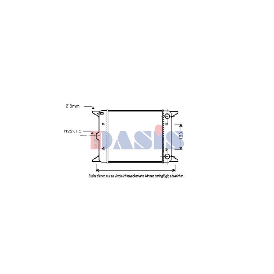 AKS Dasis 041530N Engine Radiator | ML Performance UK