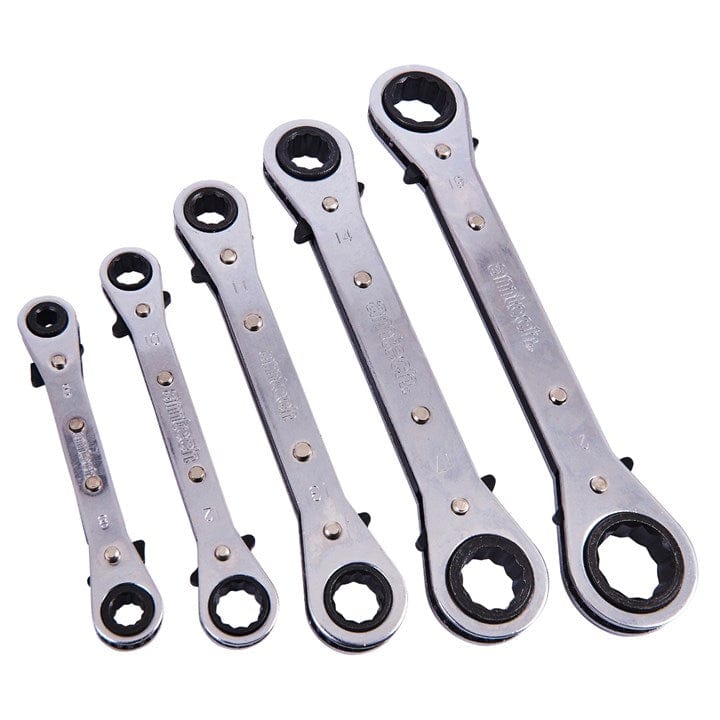 Amtech 5pcs. Ring Ratchet Spanner Set | ML Performance DIY & Power Tools