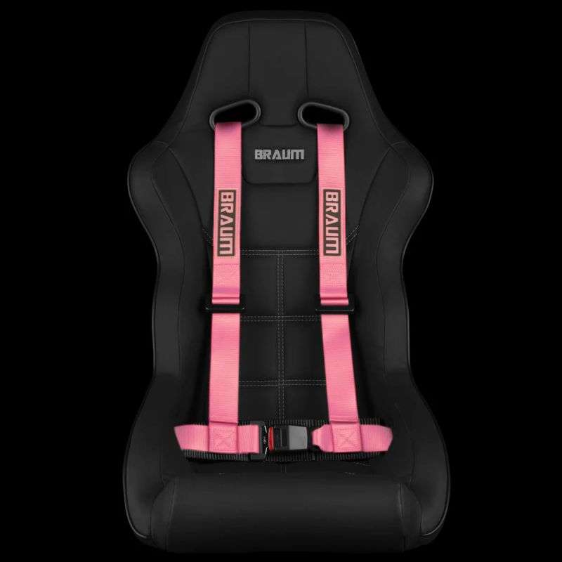 BRAUM 4 Pt - Racing Harness 2” Strap - Pink | ML Performance UK Car Parts