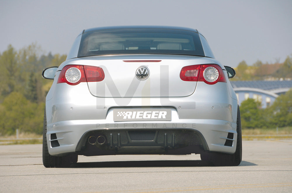 Rieger 00059444 VW 1F Eos Rear Diffuser 3 | ML Performance UK Car Parts