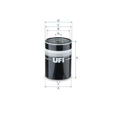 UFI 24.256.00 Fuel Filter