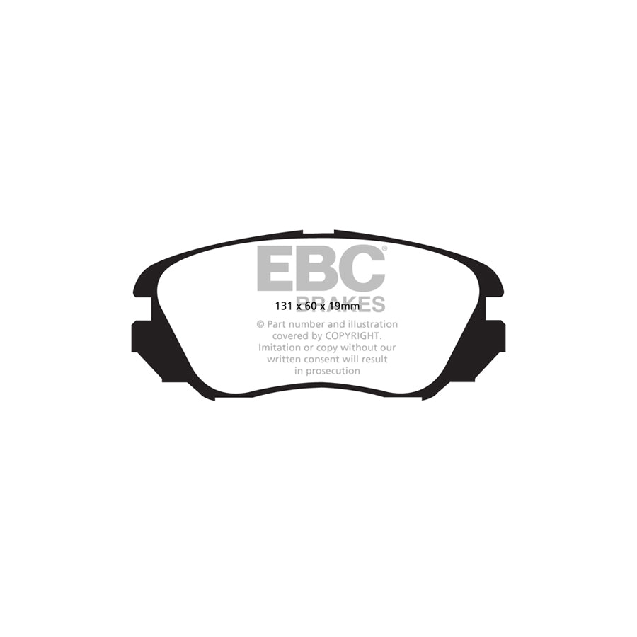 EBC DP32013C Opel Saab Vauxhall Redstuff Front Brake Pads - TRW Caliper (Inc. Insignia & 9-5) 2 | ML Performance UK Car Parts