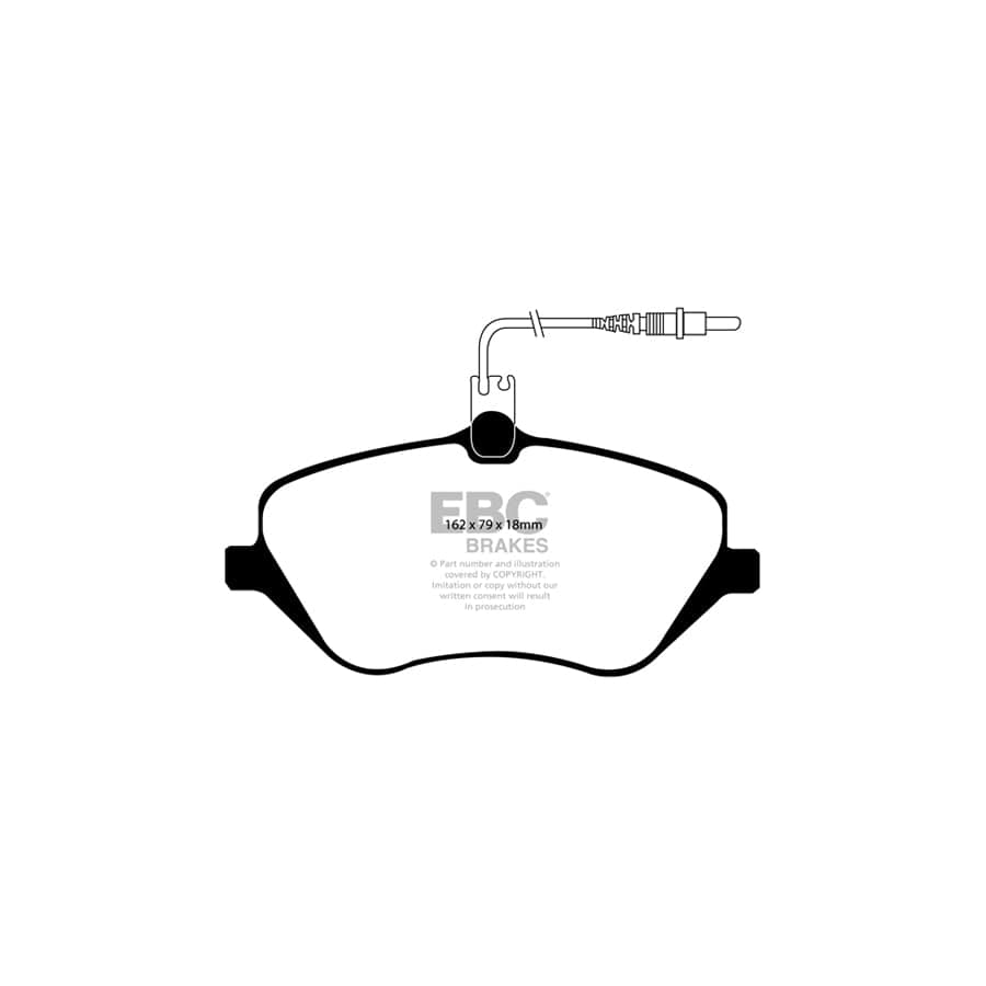 EBC PD40K584 Citroen C5 Ultimax Pad & Plain Disc Kit - ATE Caliper 2 | ML Performance UK Car Parts