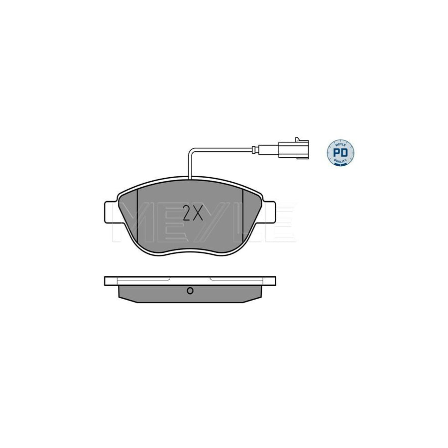 Meyle 025 237 0918/Pd Brake Pad Set