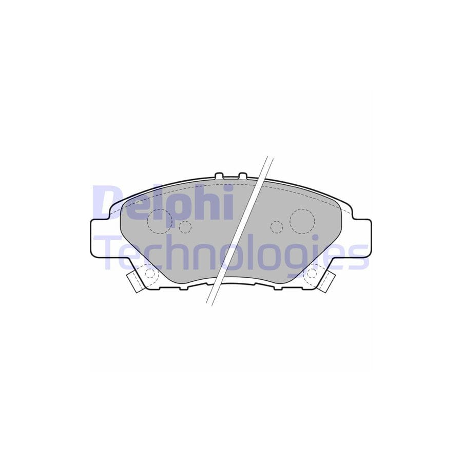 Delphi Lp2194 Brake Pad Set