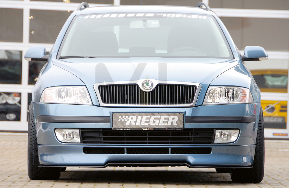 Rieger 00079001 Skoda 1Z Octavia Front Splitter 4 | ML Performance UK Car Parts