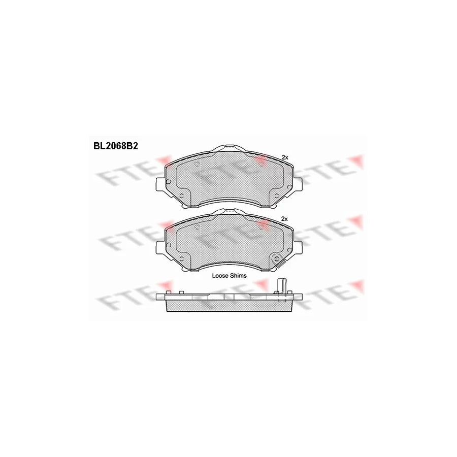 Fte 9010652 Brake Pad Set | ML Performance UK Car Parts