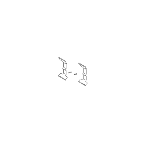 Genuine Lexus 04947-22070 GS Phase 3 Front Pad Fitting Kit