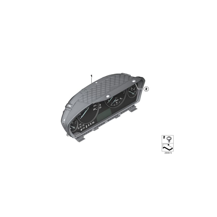 Genuine BMW 62108794253 F34 F33 Instrument Cluster KMH (Inc. 420d, 420dX & 320dX) | ML Performance UK