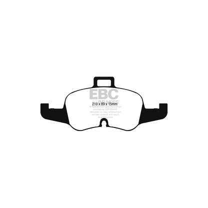 EBC PD08KF685 Audi TTS Yellowstuff Front Brake Pad & USR Disc Kit - ATE Caliper 2 | ML Performance UK Car Parts