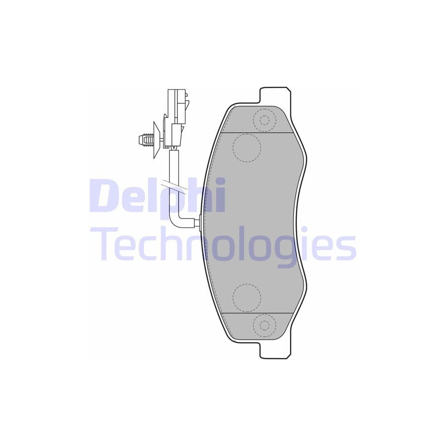 Delphi Lp2192 Brake Pad Set