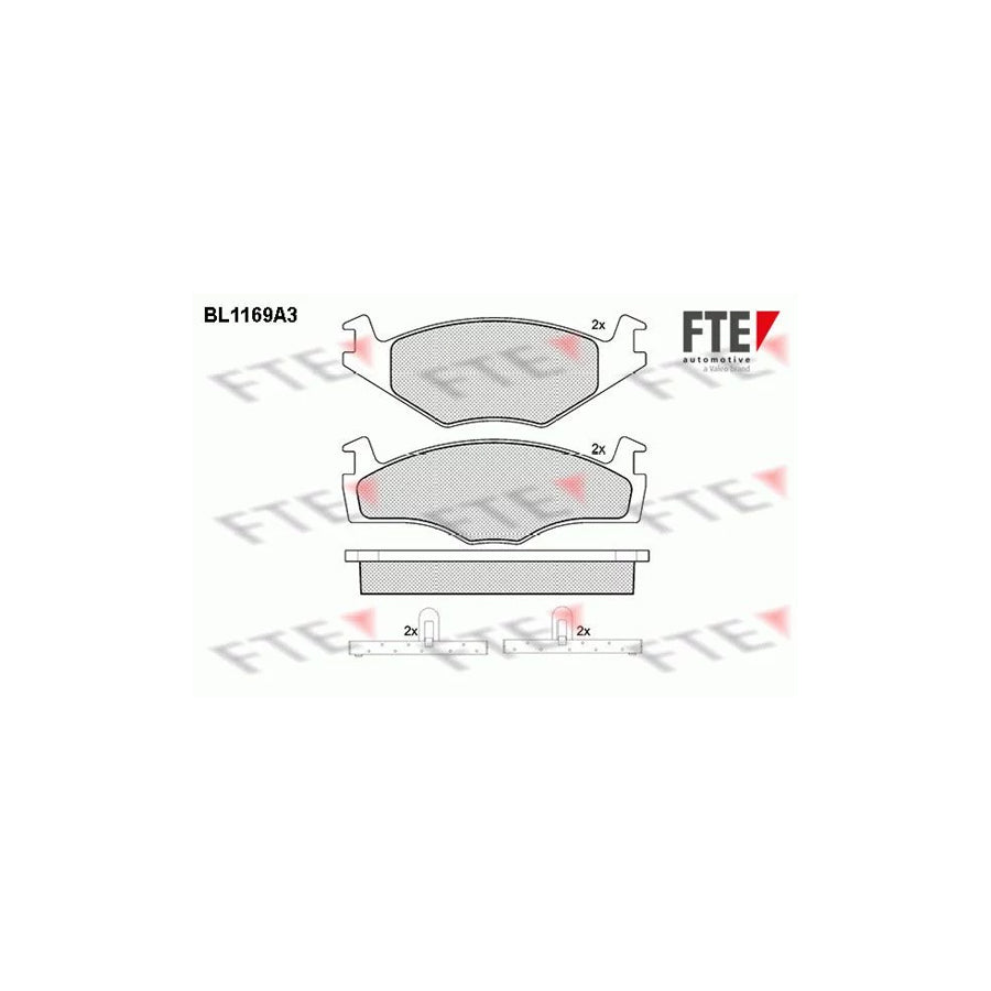 Fte BL1169A3 Brake Pad Set | ML Performance UK Car Parts