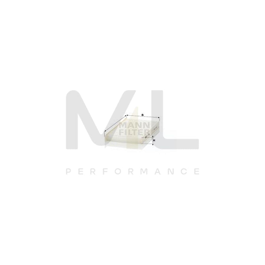 MANN-FILTER CU 21 005-2 Pollen filter Particulate Filter | ML Performance Car Parts