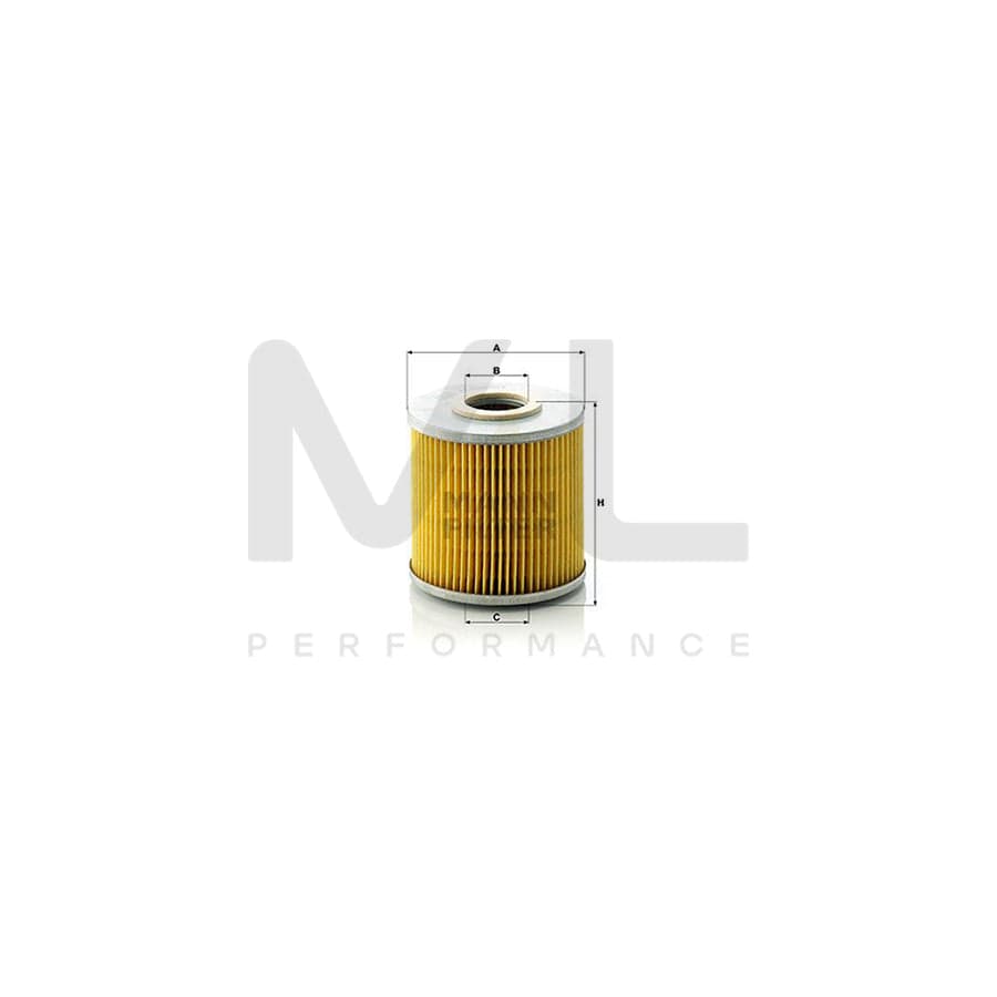 MANN-FILTER H 1029/1 n Oil Filter for FORD TRANSIT with seal, Filter Insert | ML Performance Car Parts