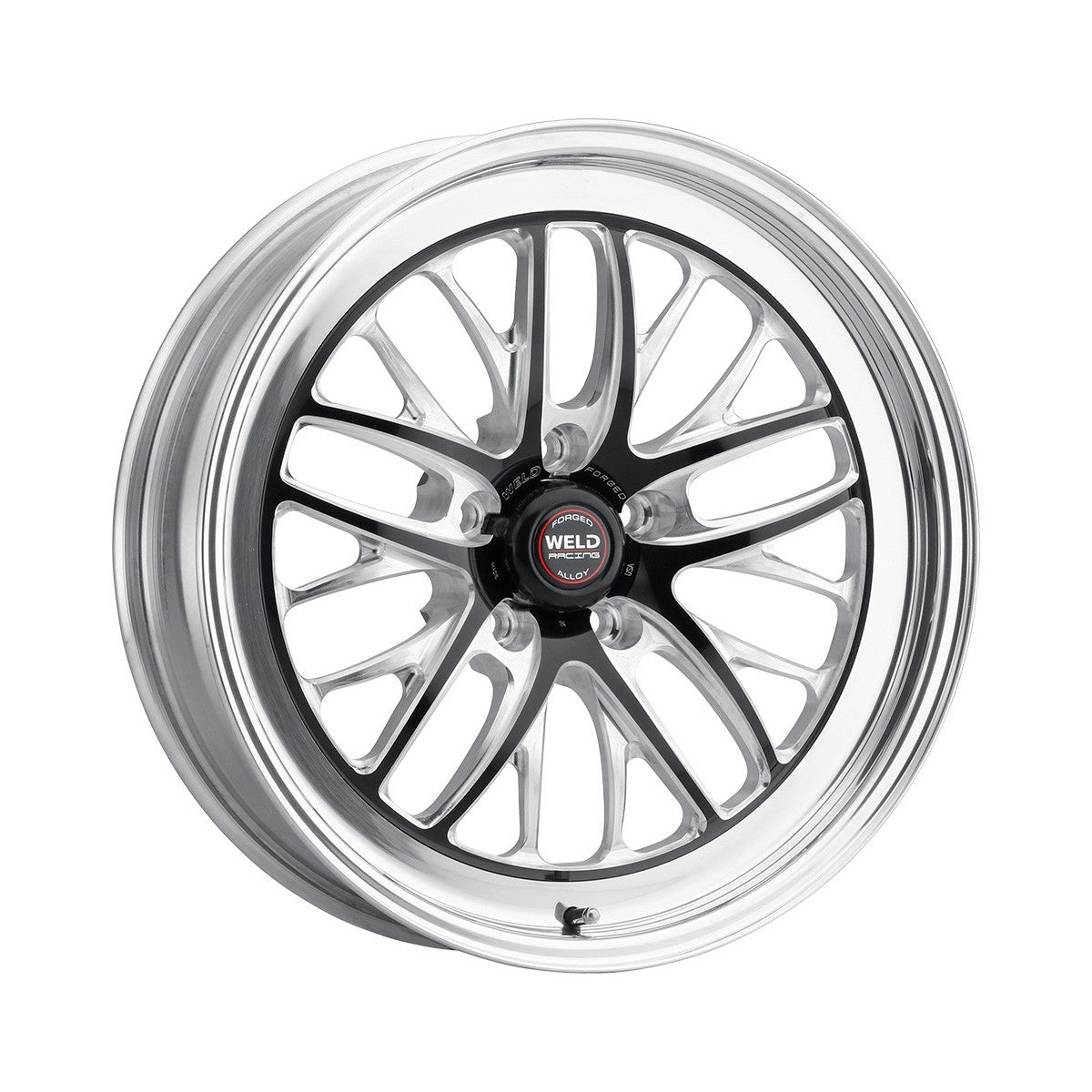 Weld 82MB-510N75A S82 Wheel 15x10 5x120 ET51 BS7.5 Black Center - Polished Shell