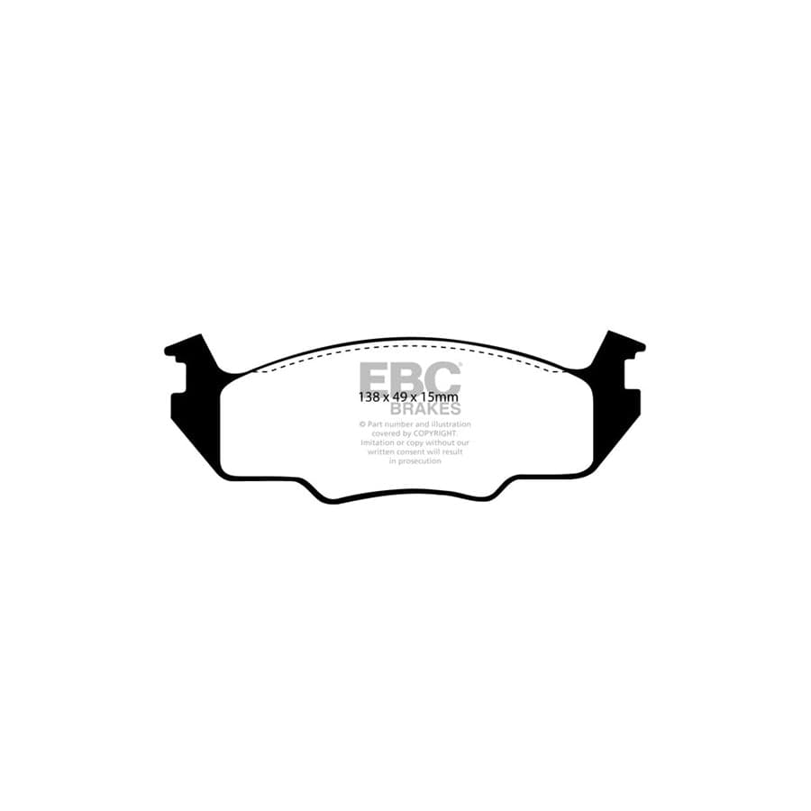 EBC PD11KF868 VW Greenstuff Front Brake Pad & GD Disc Kit 2 | ML Performance UK Car Parts