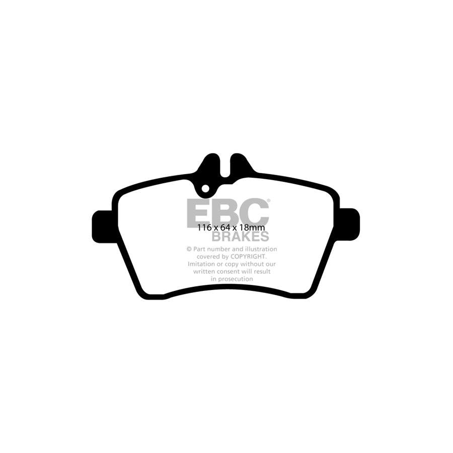 EBC DP1579 Mercedes-Benz W169 W245 Ultimax Front Brake Pads 2 | ML Performance UK Car Parts