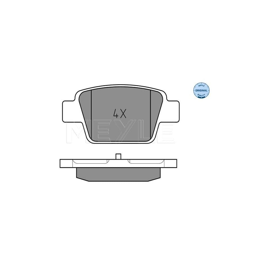 Meyle 025 237 1415 Brake Pad Set