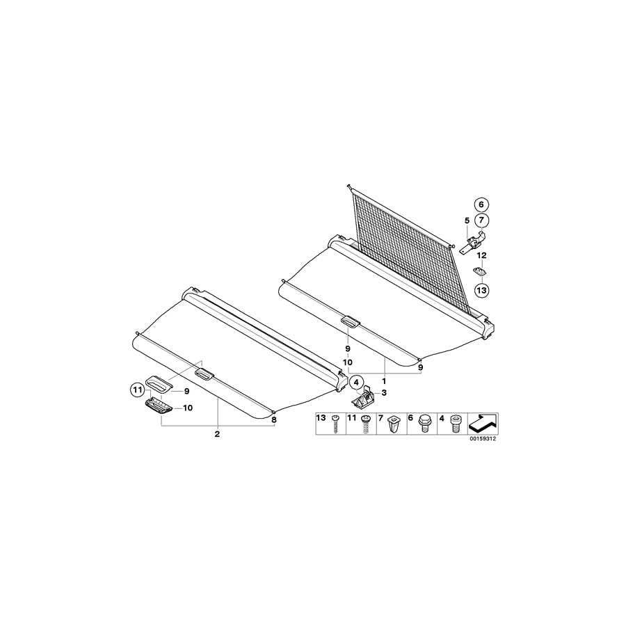 Genuine BMW 51479138055 E70 Handle, Lower Section GRAU (Inc. X5 3.0sd, X5 3.5d & X5 35iX) | ML Performance UK