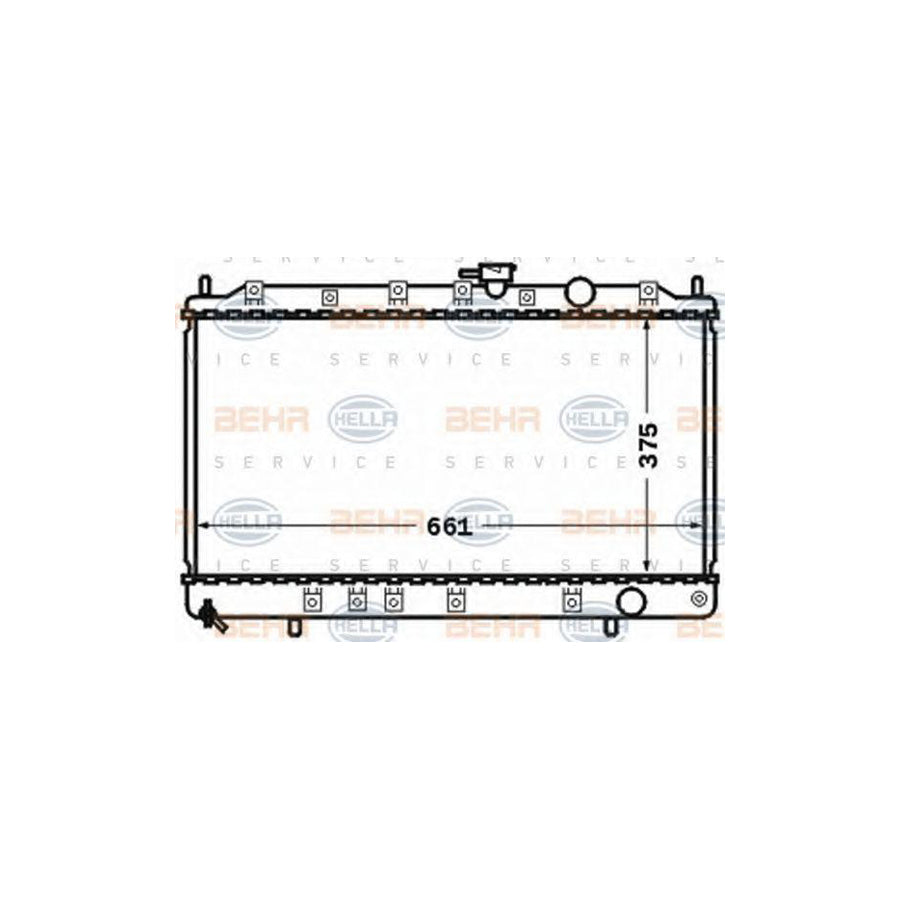 Hella 8MK 376 770-211 Engine Radiator