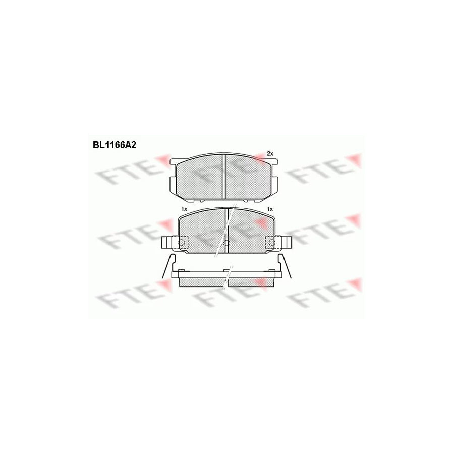 Fte BL1166A2 Brake Pad Set | ML Performance UK Car Parts