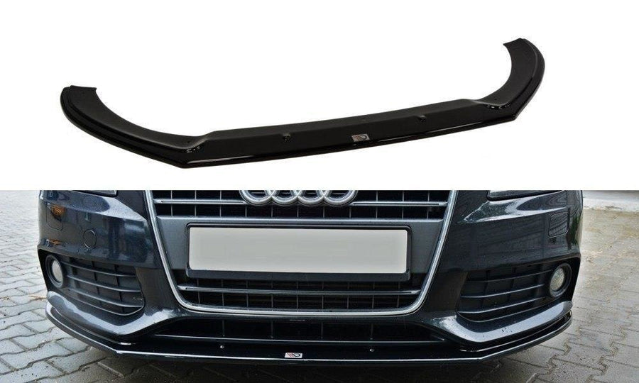 Maxton Design AU-A4-B8-FD2T Front Splitter V.2 Audi A4 B8 | ML Performance UK Car Parts