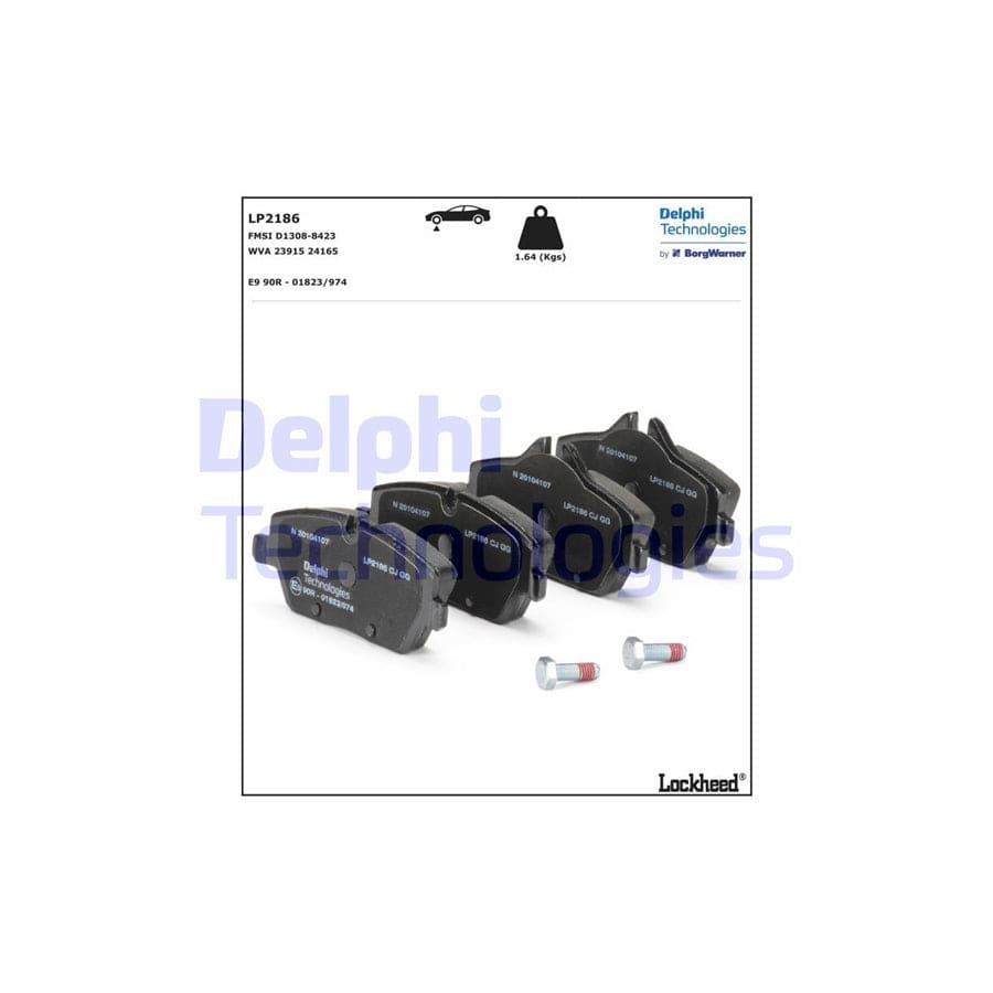 Delphi Lp2186 Brake Pad Set