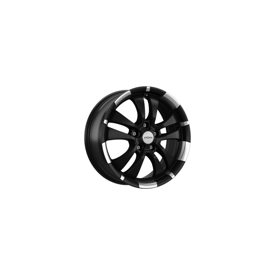 Ronal R59 7.5x17 ET35 59R7755.111/021 Jetblack-Matt-Rim Lip Diamond Cut Wheel | ML Performance UK Car Parts