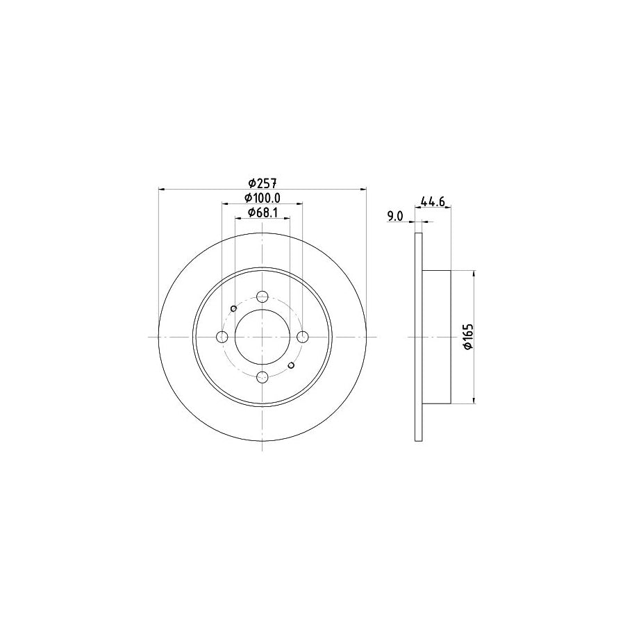 Hella 8AW 355 533-291 Wheel Brake Cylinder