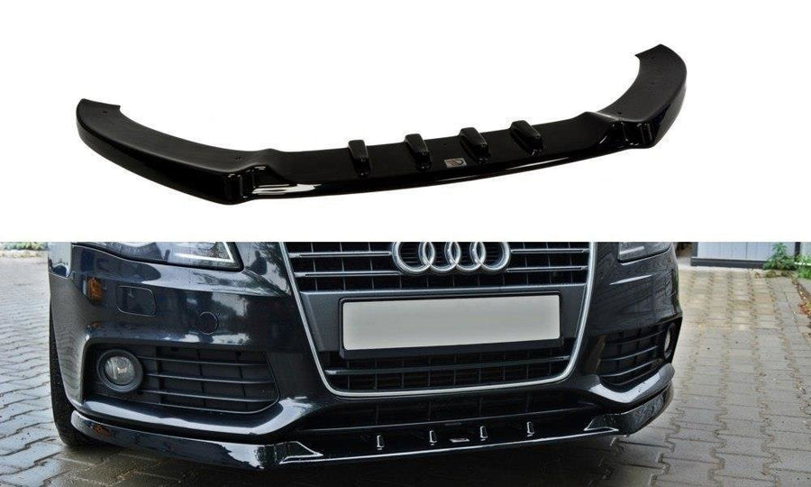 Maxton Design AU-A4-B8-FD1T Front Splitter V.1 Audi A4 B8 | ML Performance UK Car Parts