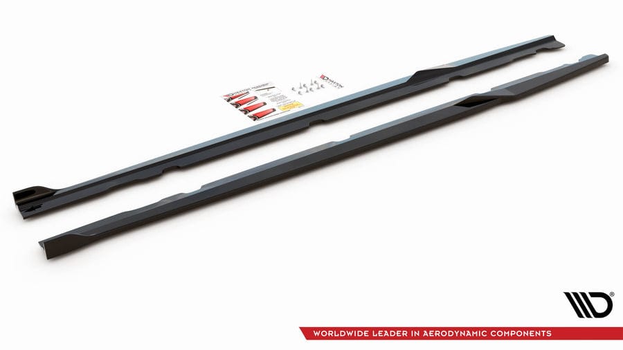 Maxton Design Mercedes Benz C63 AMG Coupe C205 (Facelift) Side Skirts Diffusers V.2