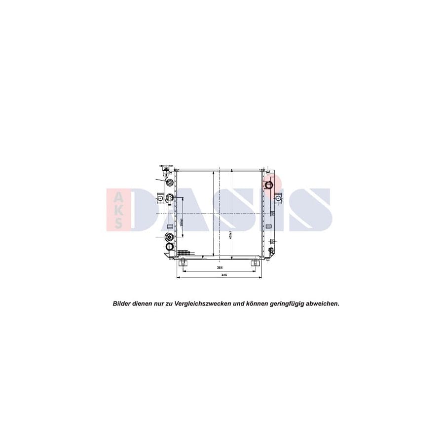 AKS Dasis 440686N Engine Radiator | ML Performance UK