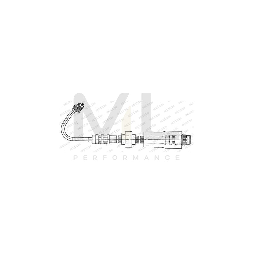 FERODO FHY3011 Brake Hose for RENAULT KANGOO 340mm, M 10X1 | ML Performance Car Parts