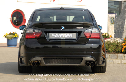 Rieger 00099550 BMW 3 Series E90 E91 Rear Diffuser 9 | ML Performance UK Car Parts