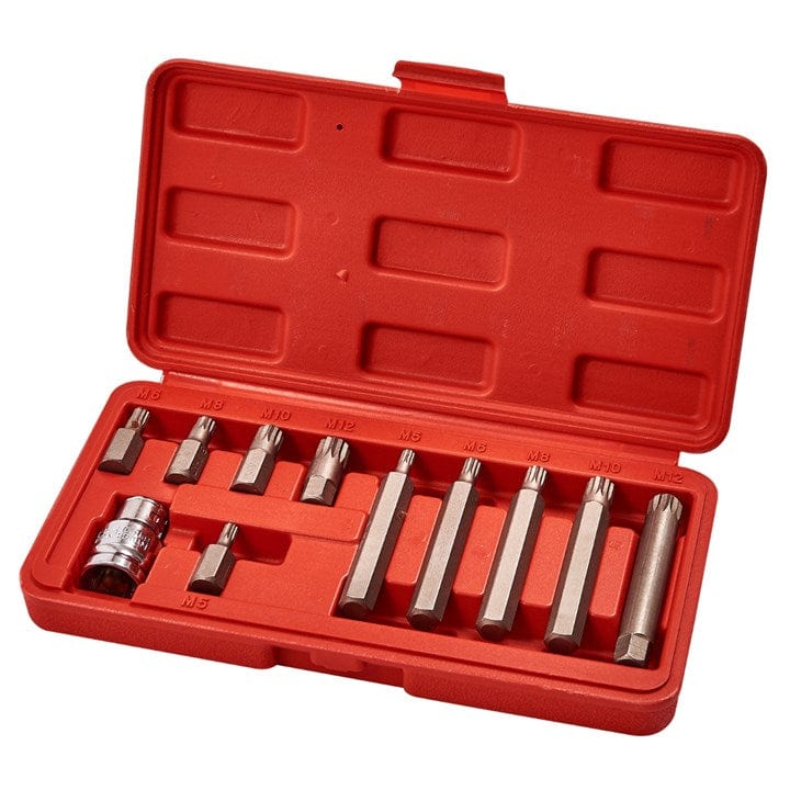 Amtech 11pcs. Spline Bit & Socket Set | ML Performance DIY & Power Tools