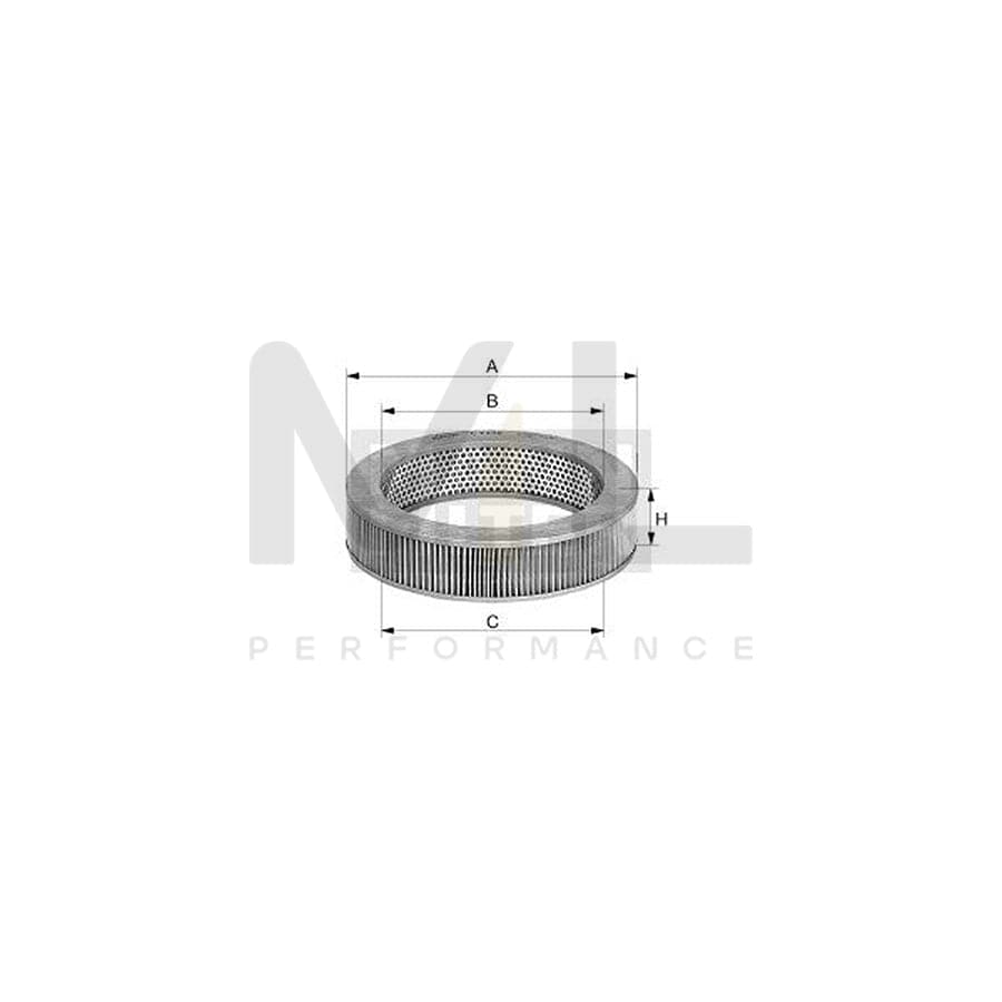 MANN-FILTER C 1989 Air Filter Filter Insert | ML Performance Car Parts